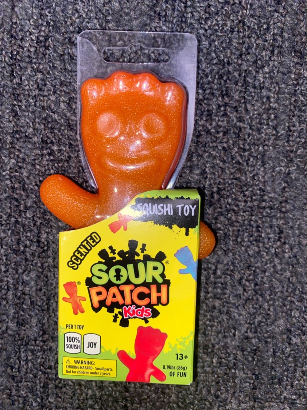 Sour Patch Kids Orange Scented Squish Toy - Orange New